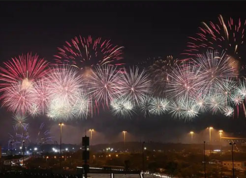 顺平县焰火晚会